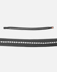Stirnband Kieffer Ultrasoft® in Schwarz mit silberfarbenen Metallperlen