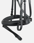 Trense Kieffer Ultrasoft® Economy in Schwarz mit Chrombeschlägen: Reithalfter