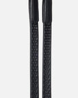 Detailfoto Biothane-Zügel Mellow Grip aus Biothane in Schwarz mit Chrombeschlägen