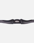 Detailfoto Trense Kieffer Ultrasoft® Luna in Schwarz mit Chrombeschlägen: Genickstück