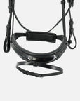 Detailfoto Trense Comfort Paris in Schwarz: Reithalfter mit schwarzem Lack