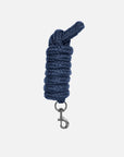 Führstrick Satin Shine in Blau mit chromfarbenem Karabiner