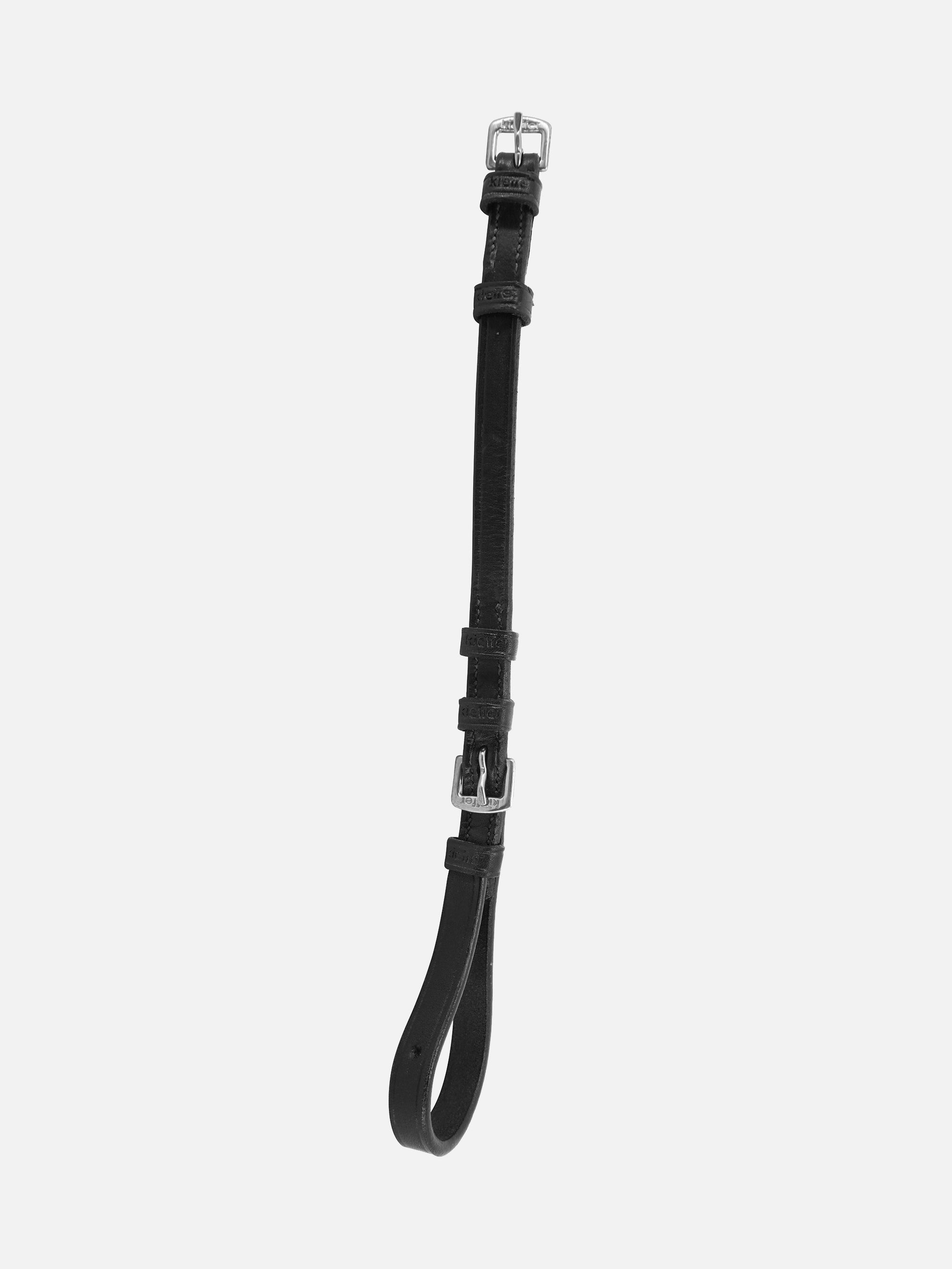Backenstück Kieffer Ultrasoft® in Schwarz mit Chrombeschlägen