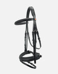 Trense Ergonomic Line III in Schwarz mit Chrombeschlägen