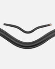 Detailfoto Trense Kieffer Ultrasoft® Haflinger in Schwarz: geschwungenes bombiertes Stirnband