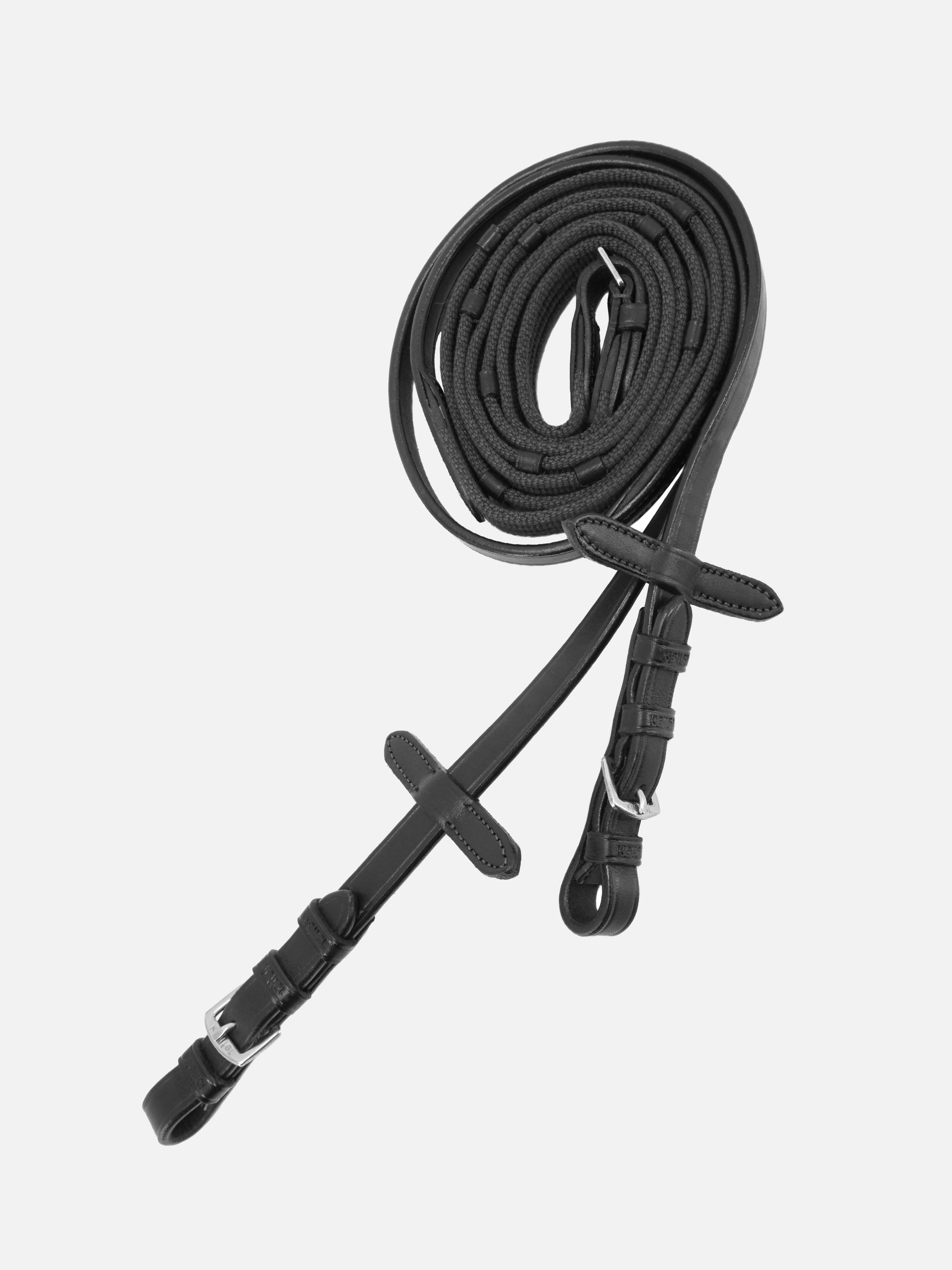 Gurtzügel Kieffer Ultrasoft® in Schwarz mit Chrombeschlägen