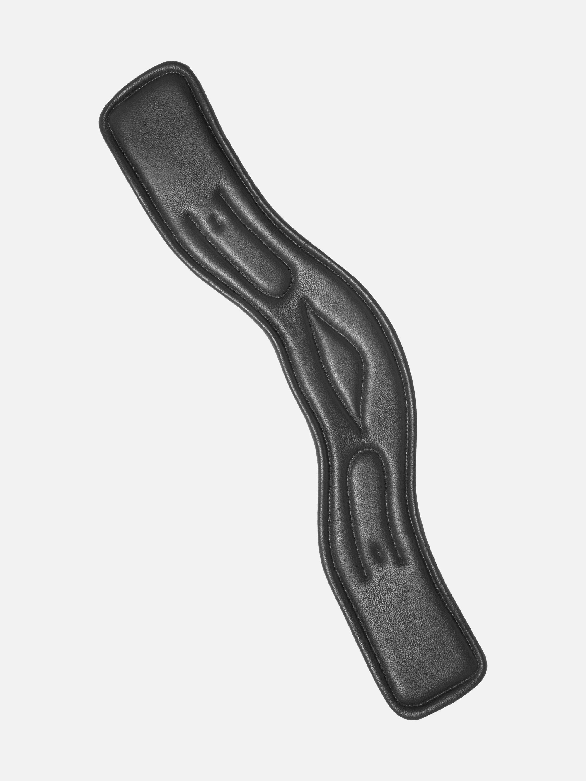 Unterseite Leder-Kurzgurt Kieffer Ultrasoft®, anatomisch geformt in Schwarz
