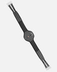 Langgurt Kieffer EquiConnect® in Schwarz mit Rollschnallen und Elastomerband