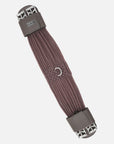 Kurzgurt Cotton Contour in Braun mit Rollschnallen und Elastomerband