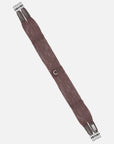 Langgurt Cotton Contour in Braun mit Rollschnallen und Elastomerband