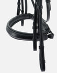 Detailfoto vom Reithalfter der Kandare Ergonomic Line II in Schwarz