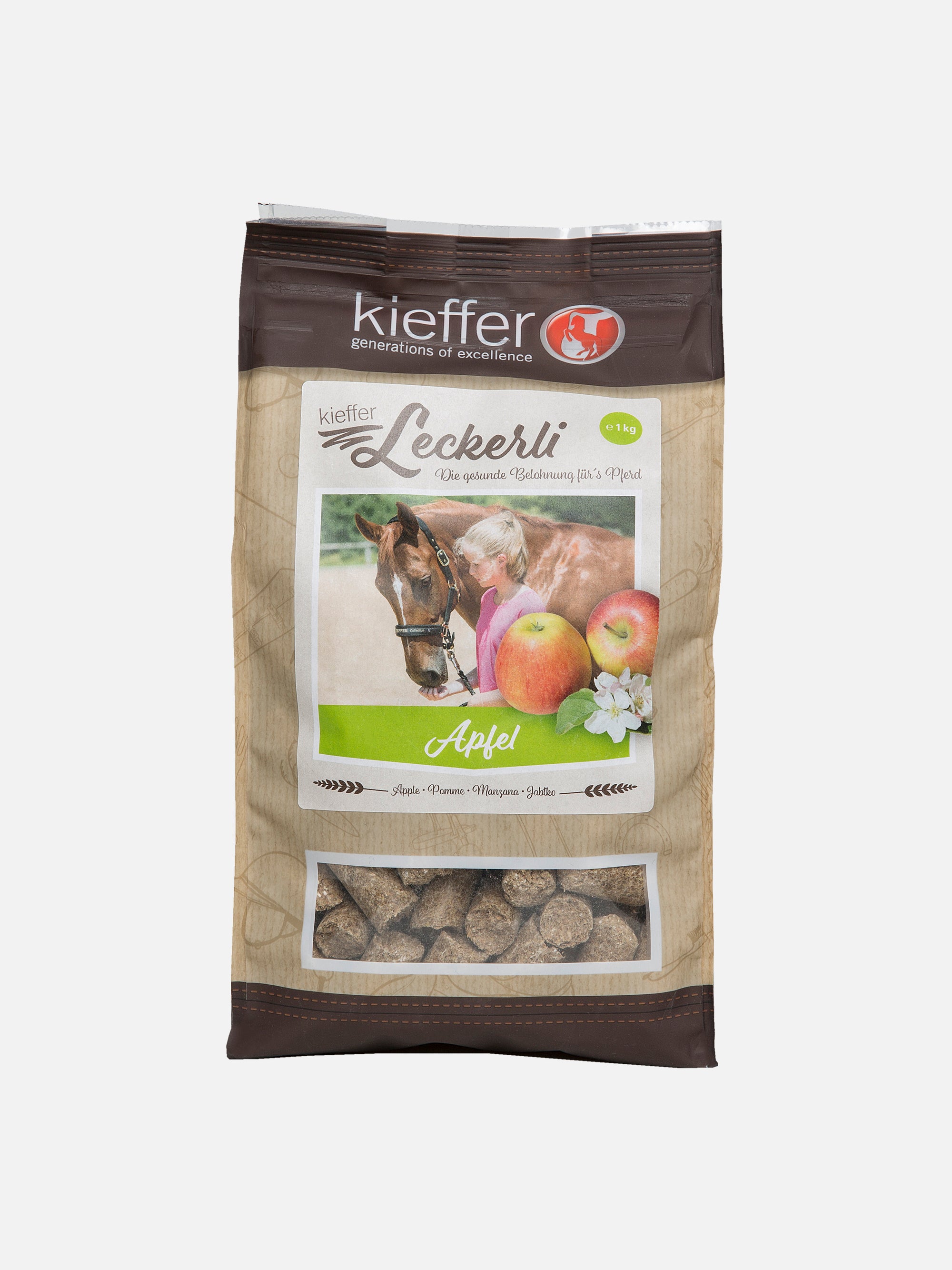 Leckerlis Apfel im 1 kg Beutel
