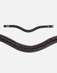 Stirnband Kieffer FlexiLoop® Large Crystal Brown mit 8 mm großen, braunen Kristallen