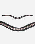 Stirnband Kieffer FlexiLoop® Large Crystal Rose mit 8 mm großen, weißen und rosafarbenen Kristallen