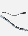Stirnband Kieffer FlexiLoop® Luxe Sapphire mit 8 mm großen, hellblauen Premium-Kristallen von Swarovski®