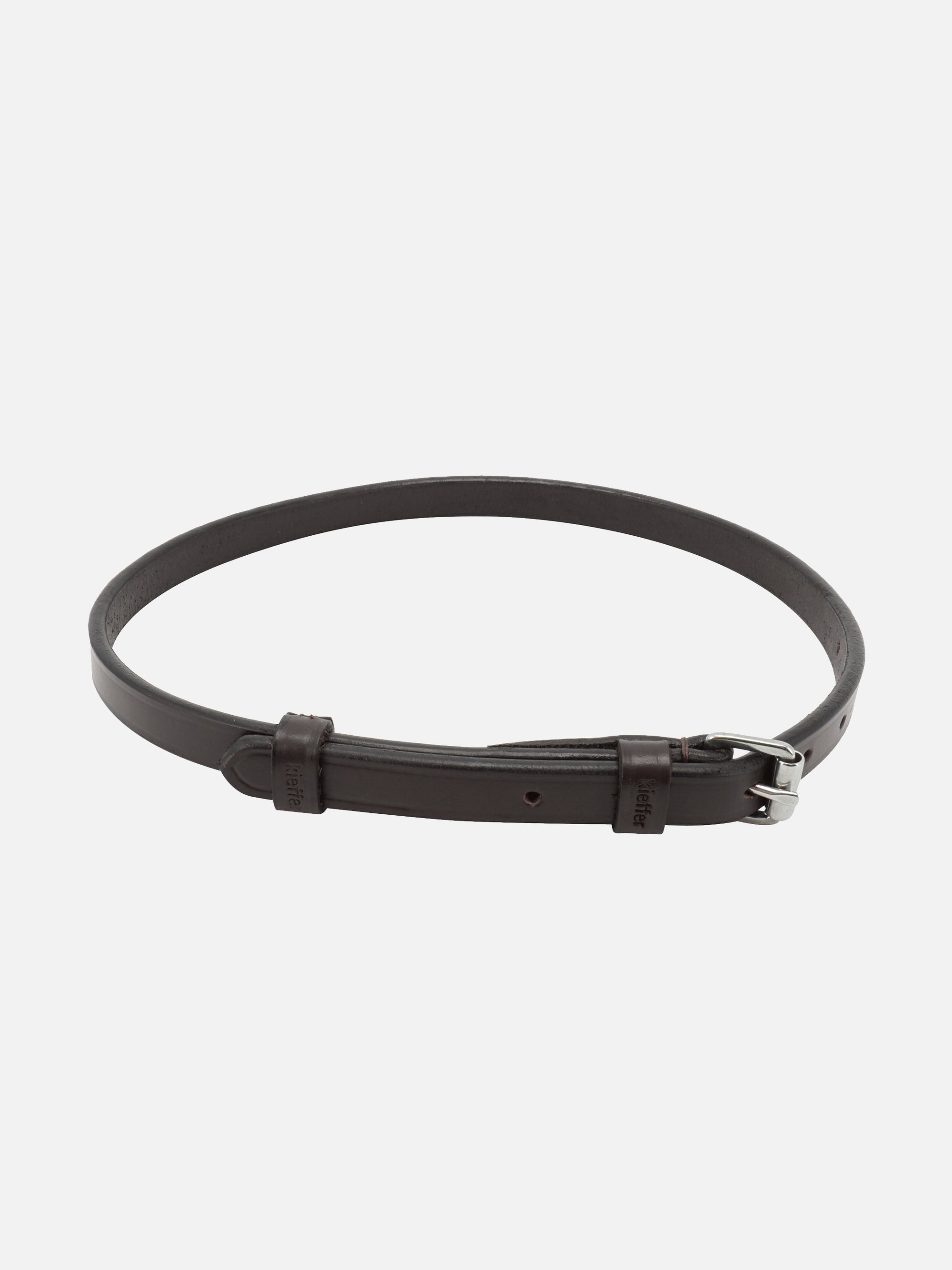 Sperrriemen Belinda/Ergonomic Line in Braun mit Chrombeschlägen